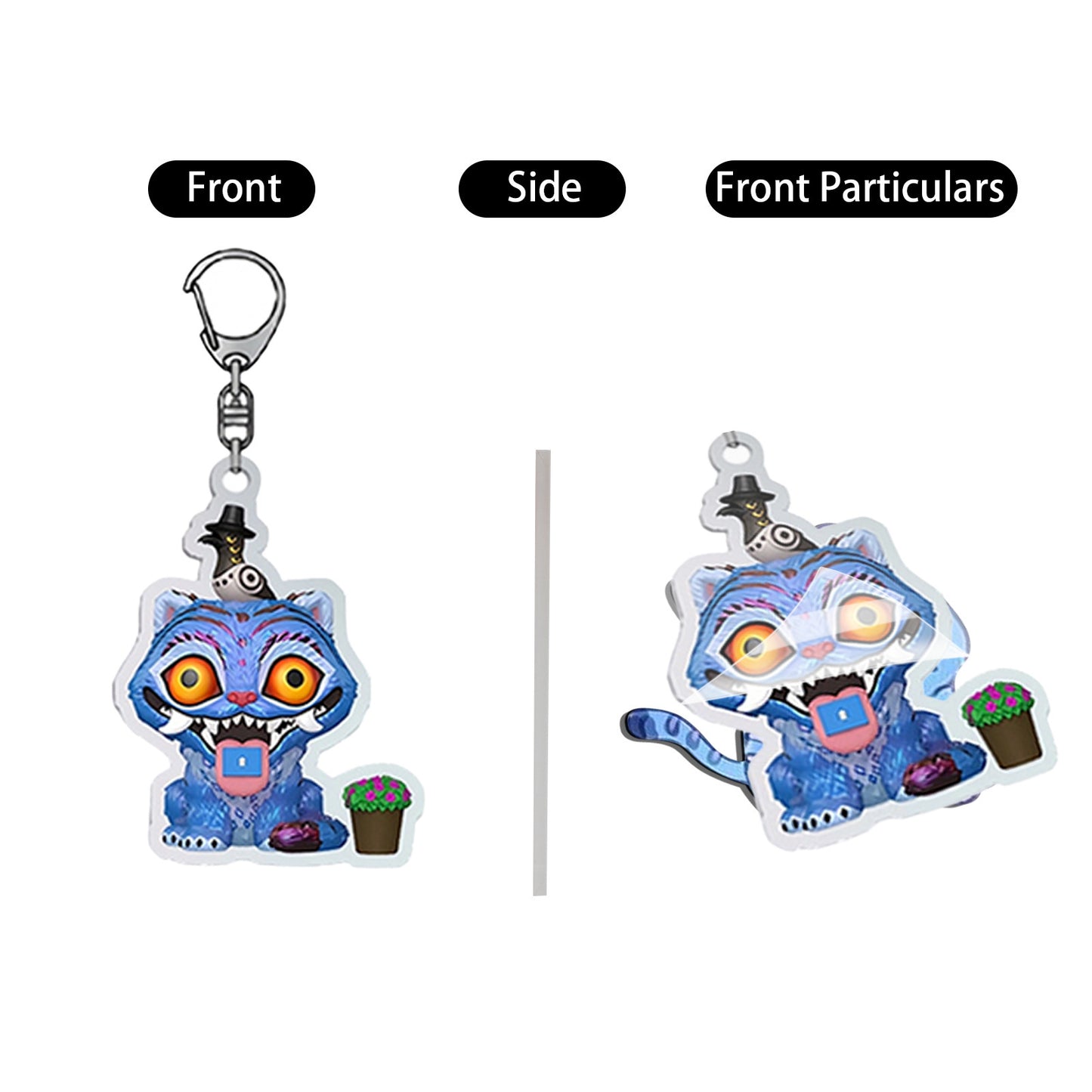 K-Pop Demon Hunters Christmas Advent Calendar Blind Box – Acrylic Car Keychain Ornament
