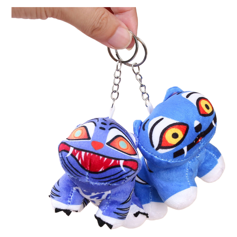 K-Pop Demon Hunters Tiger & Bird Plush Keychain Backpack Charm Stuffed Toy Accessory