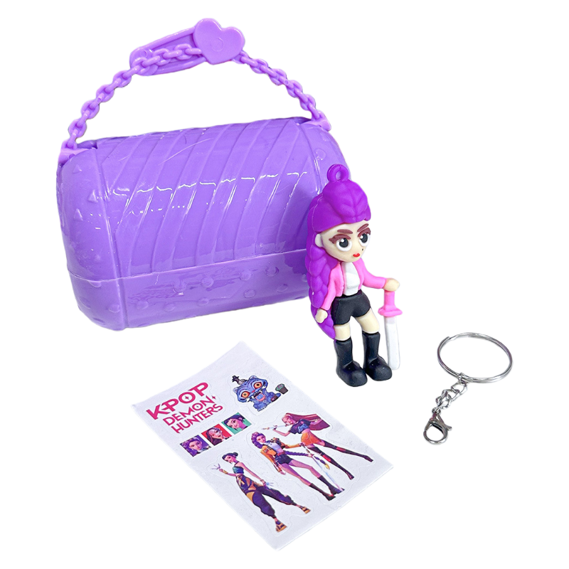K-POP Demon Hunters Blind Box Capsule Figures Trendy Collectible Keychain Toys for Bags and Car Decorations