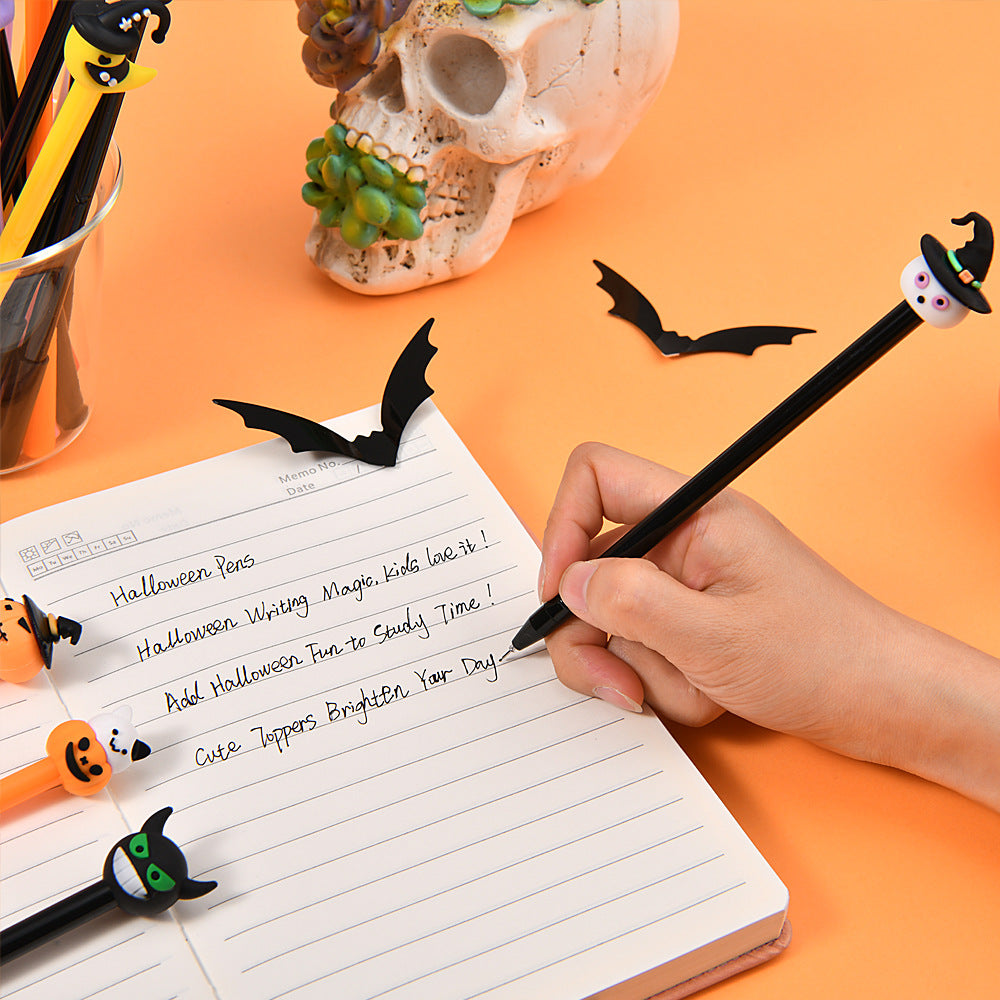 Halloween Character Ballpoint Spooky Cartoon Retractable Pens Stationery