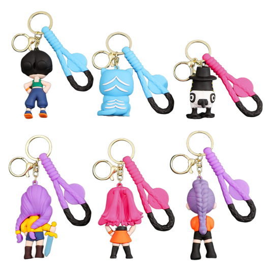 K-Pop Demon Hunters PVC Silicone Keychain Backpack Charm Trendy Merchandise