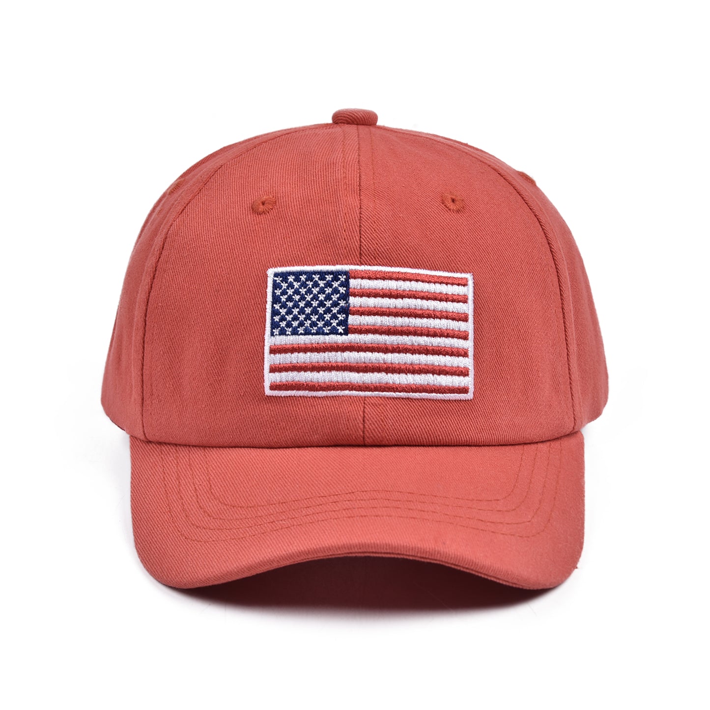 Kids American Flag Embroidered Baseball Cap Cotton Hat