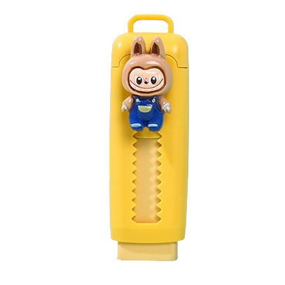 Labubu Slide Eraser for Students 4 Colors Available Drawing & Exam Stationery