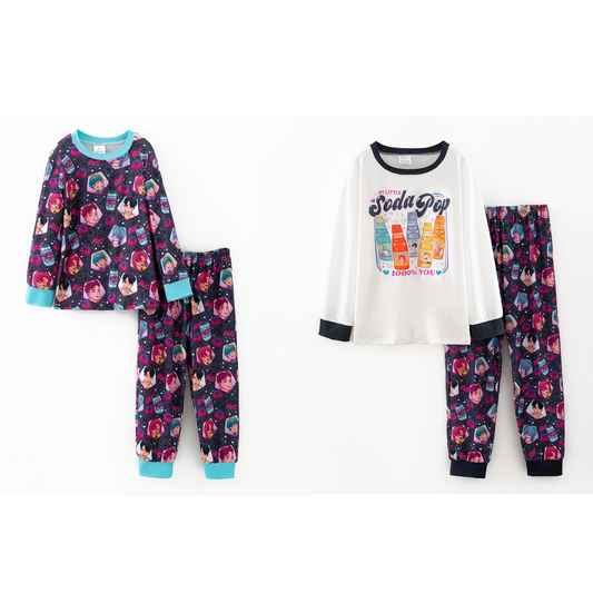 Boys Fall Kpop Demon Hunter SAJA BOYS Pajamas Set