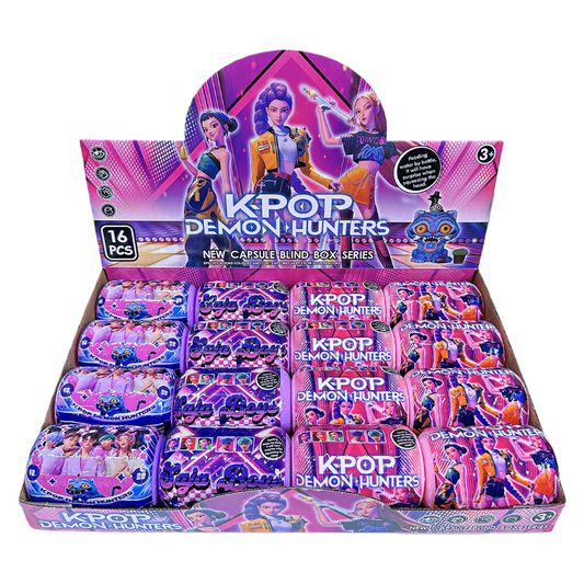 K-POP Demon Hunters Blind Box Capsule Figures Trendy Collectible Keychain Toys for Bags and Car Decorations