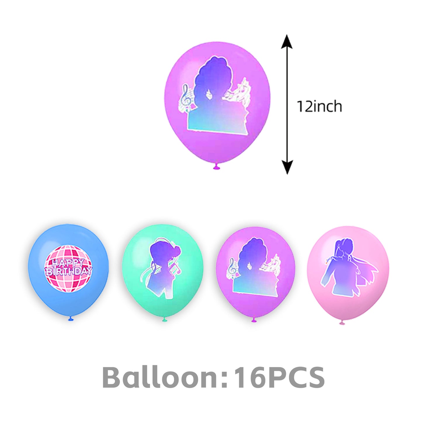 K-pop Demon Hunters Birthday Party Supplies Themed Tableware and Decorations