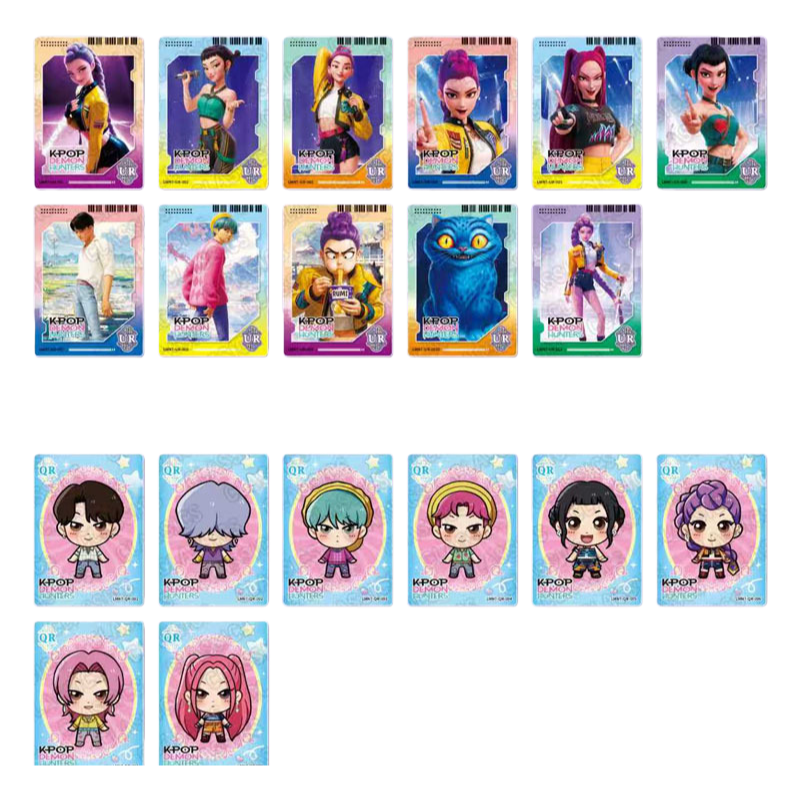K-Pop Demon Hunter Holographic Trading Cards – Mystery Pack Box with 30 Booster Packs