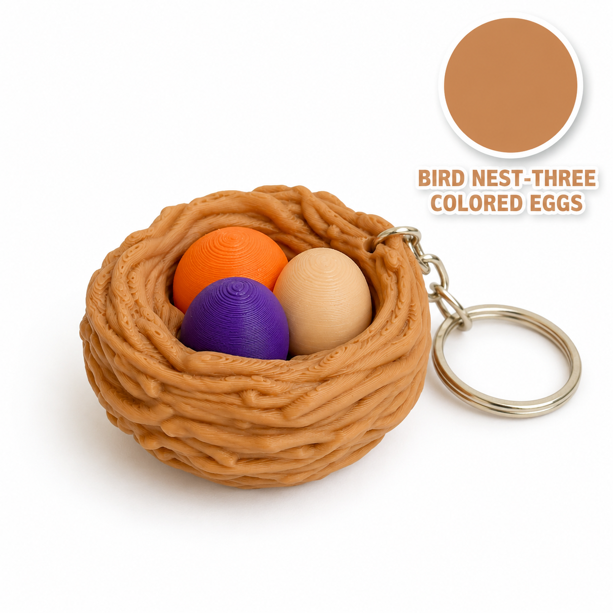 Cute Mini Clicker Fidget Keychains – 3D Printed Stress Relief Toys