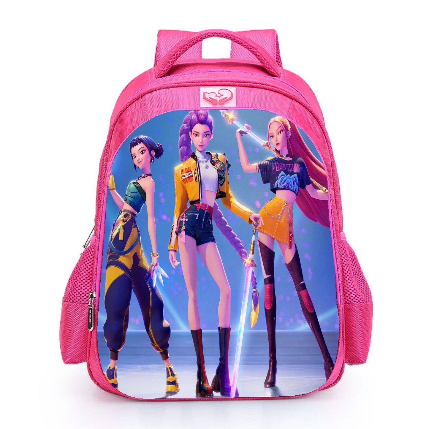 Kpop Demon Hunters Backpack – Kids & Adults, Large Capacity, Small/Medium/Large Sizes