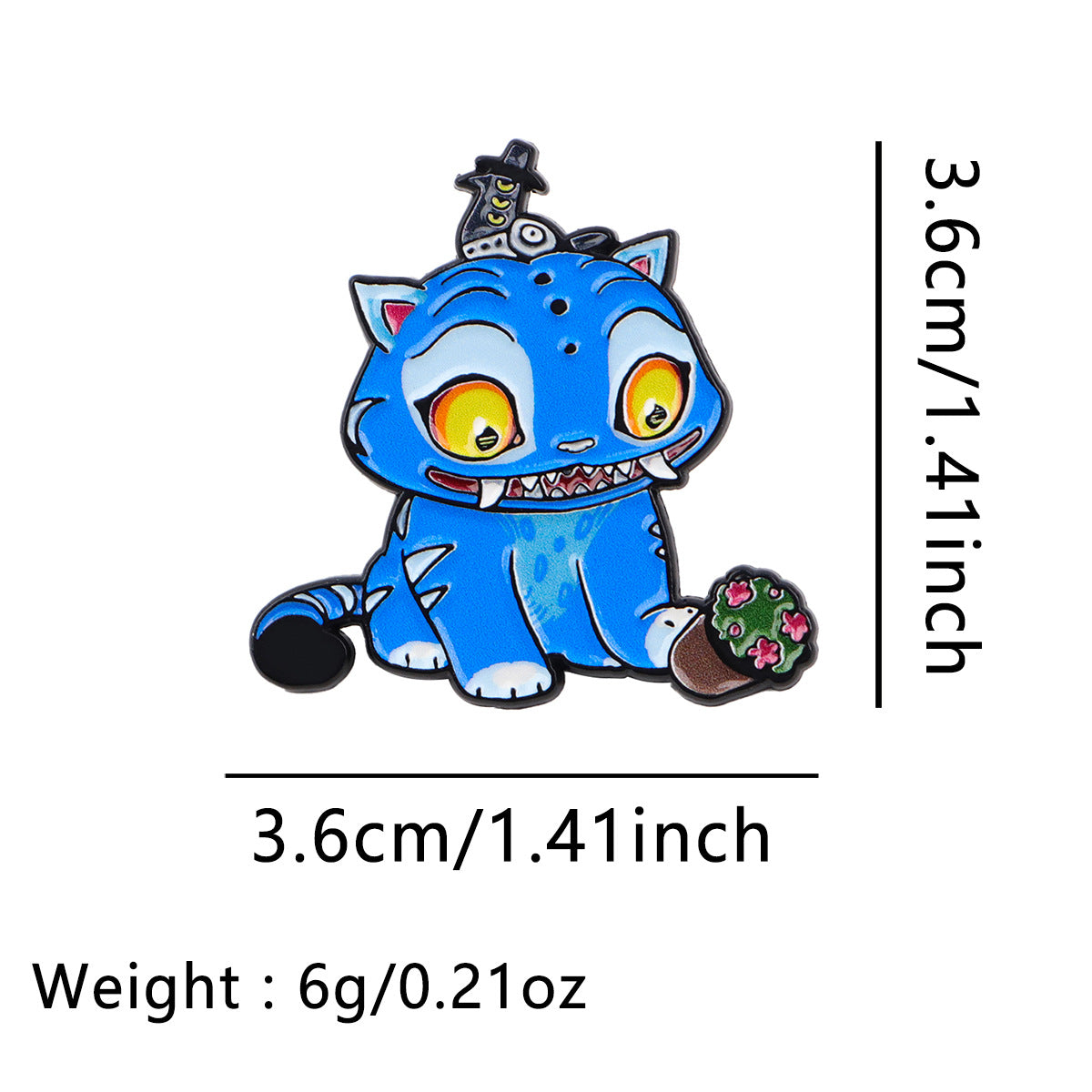 K-Pop Demon Hunters Cartoon Metal Brooch Creative Badge Pin for Bags and Clothing Accessories