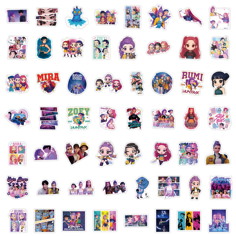 KPOP Demon Hunters Saja Boys Stickers Character Decals DIY Scrapbooking & Craft Supplies