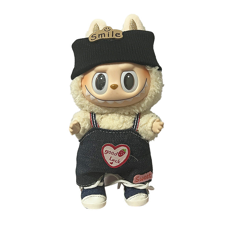 17cm Labubu Doll Clothes Outfit Set Changeable Costume