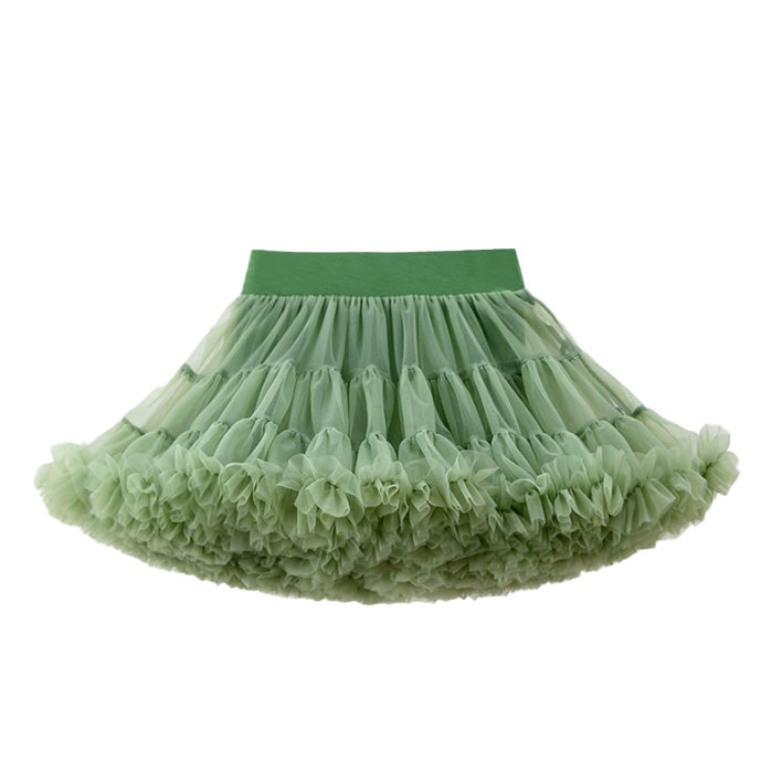 Toddler Girls Summer Multicolor Tutu Tulle Skirt
