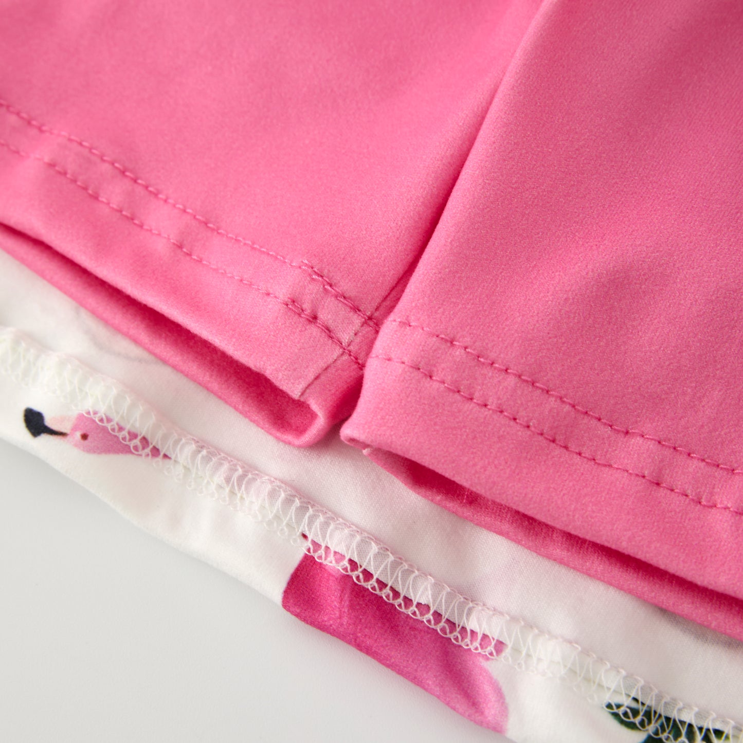 Girls Summer Watermelon Flamingo Pineapple Pink Skirt Set