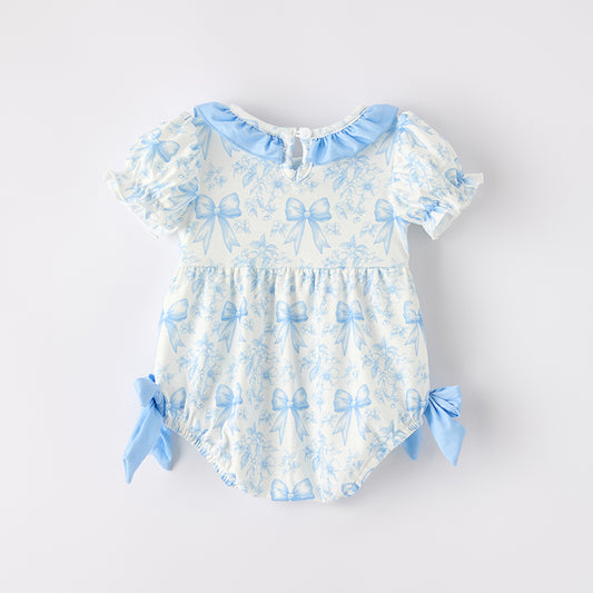 Father's Day Baby Kids "DADDY'S GIRL"Smocked Bubble Romper