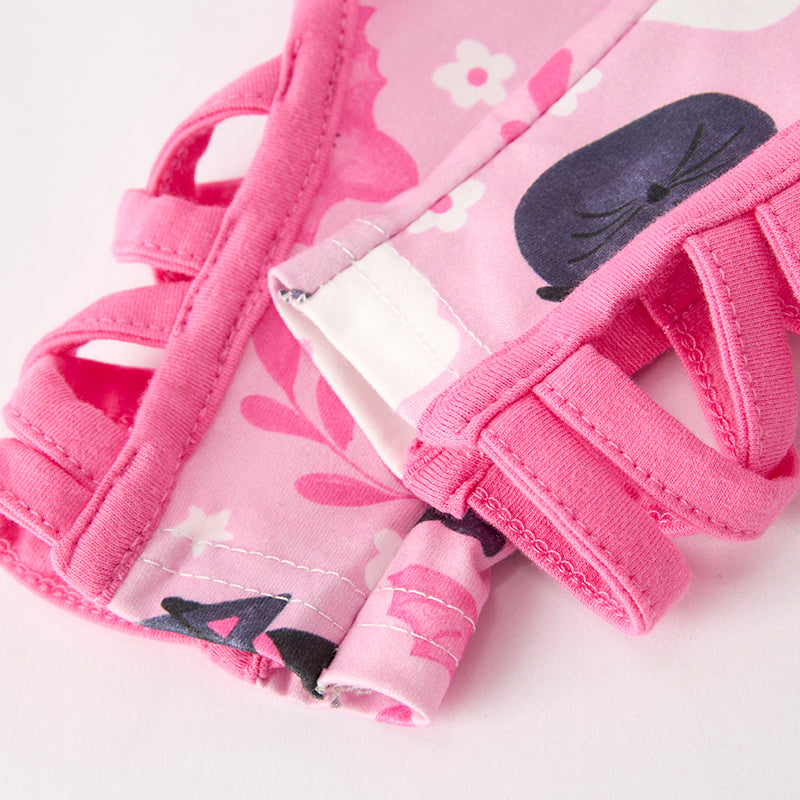 Girls Halloween Let's Go Ghouls Hot Pink Long Sleeves Pant Set