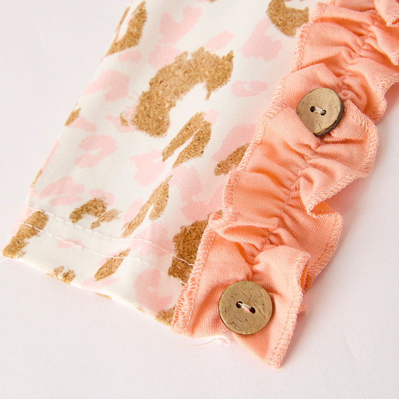 Girls Fall Thanksgiving Sequin Pumpkin Embroidery Pant Set