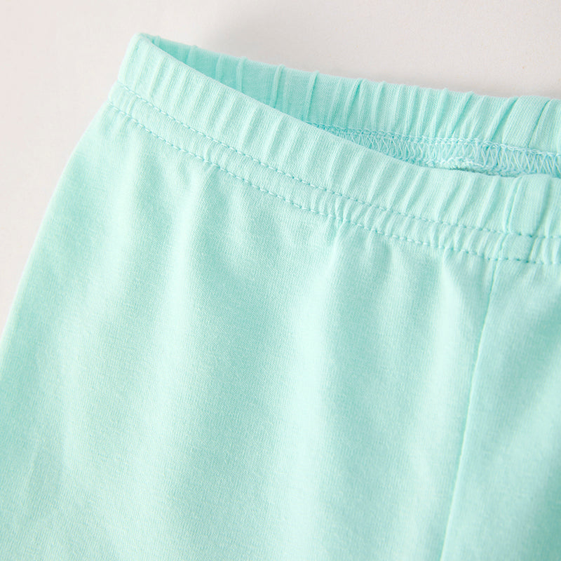 Girls Thanksgiving Turkey Smock Embroidery Plaid Pant Set