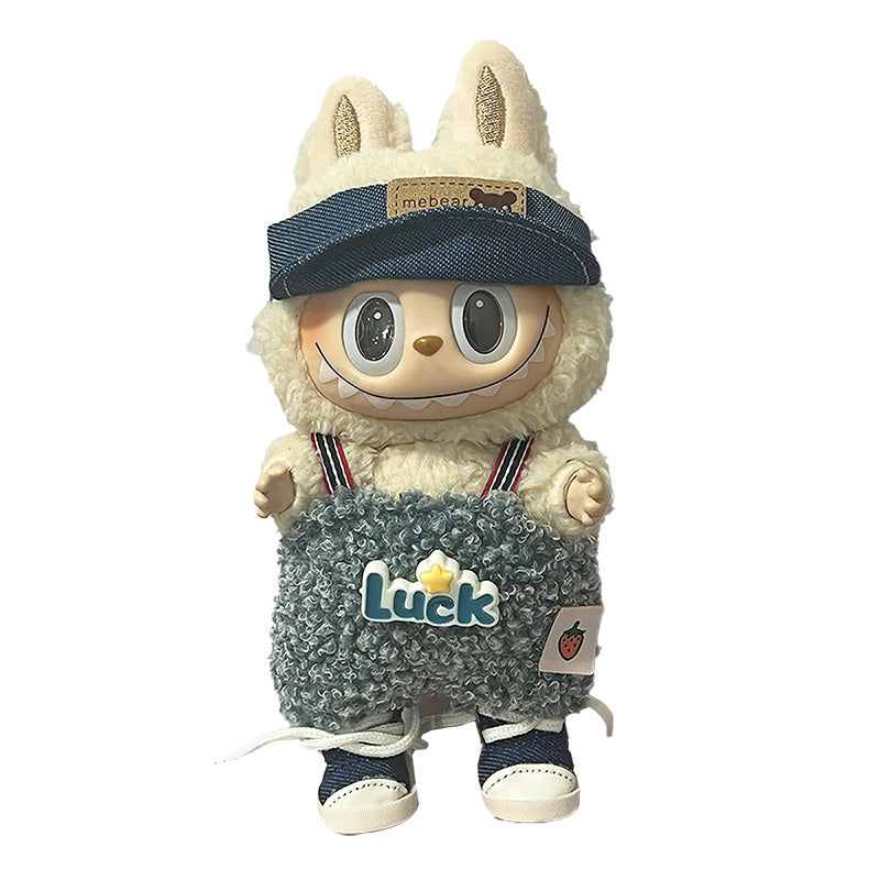 17cm Labubu Doll Clothes Outfit Set Changeable Costume