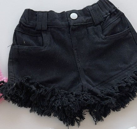 Girls Summer Shorts Loose Frayed Denim Casual Boho Style