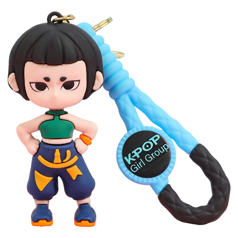 K-Pop Demon Hunters PVC Silicone Keychain Backpack Charm Trendy Merchandise