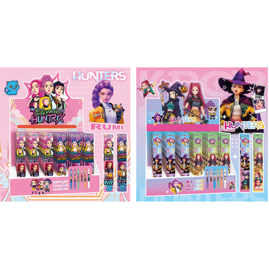 New Arrivals Halloween Holiday K-Pop Demon Hunters Blind Box Witch Black Click Gel Pen