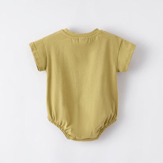 Baby Todder USA Print July 4th Cotton Bubble Romper