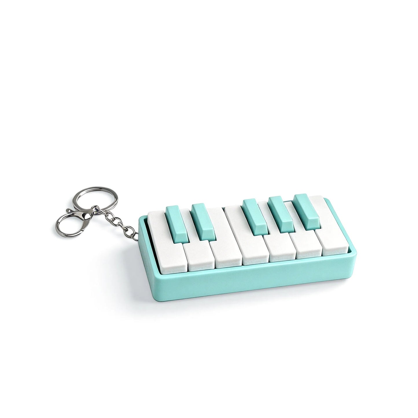 3D Printed Piano Keychain – Clicky Fidget Keychain for Stress Relief & Desk Fun