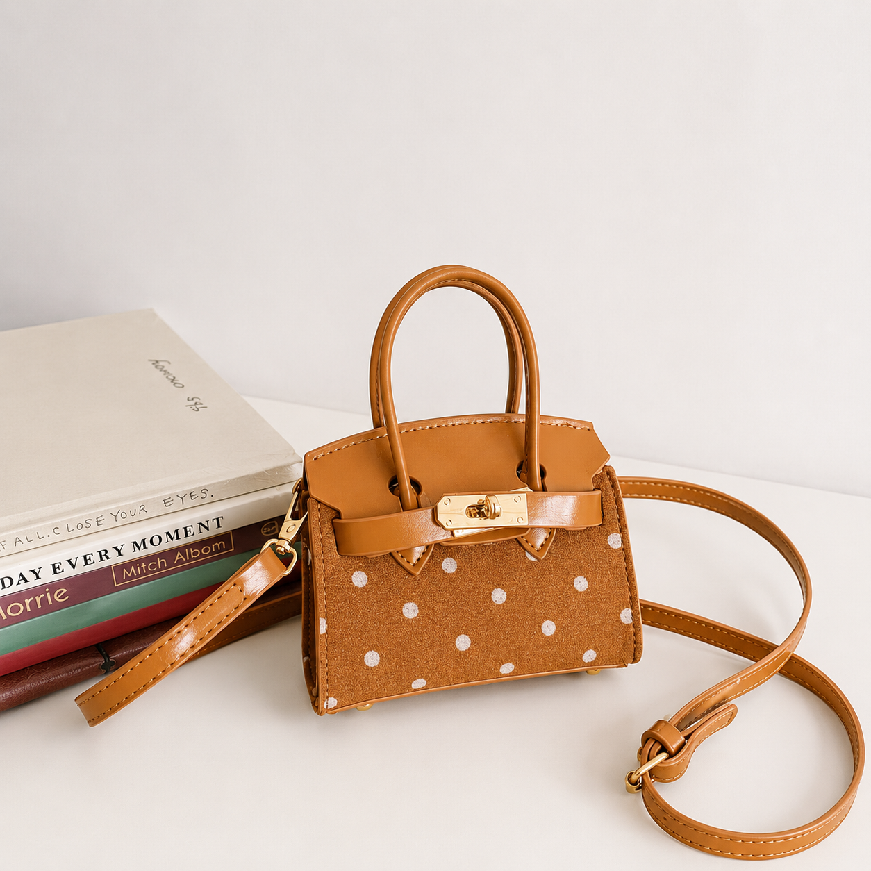 Mini Polka Dot Crossbody Bag – Kids & Mommy Purse