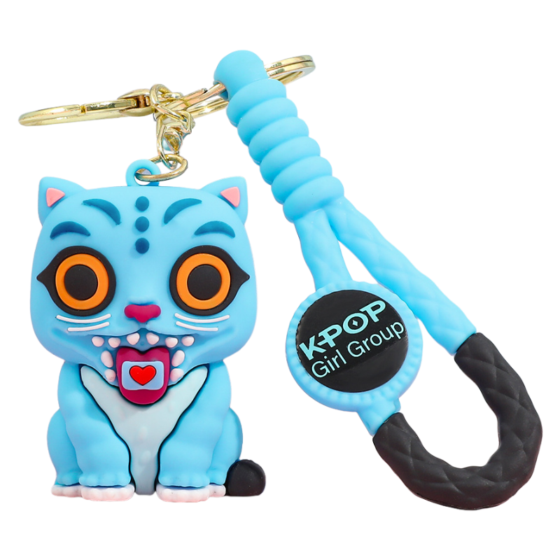 K-Pop Demon Hunters PVC Silicone Keychain Backpack Charm Trendy Merchandise
