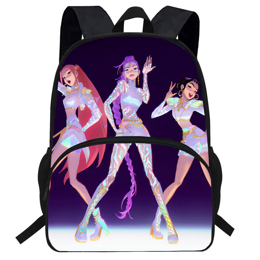 K-Pop Demon Hunters Printed Backpack Cartoon Student School Bag Anime Merch Kids