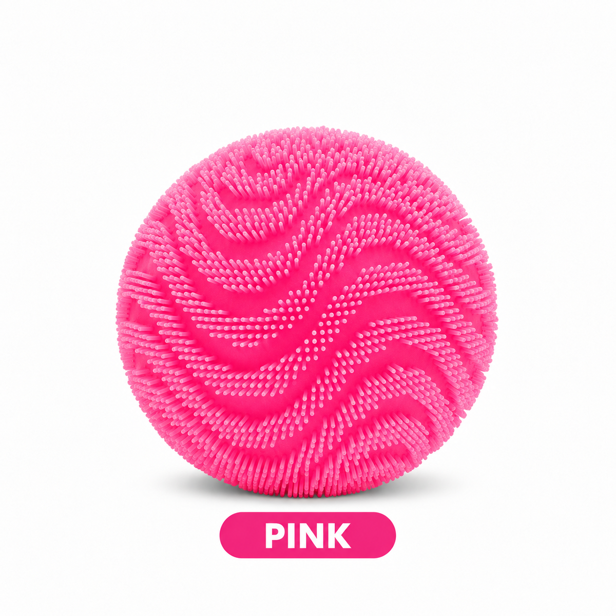 Stress Cube Fuzz Ball Wonder Wave Squishy Toy Solid Color