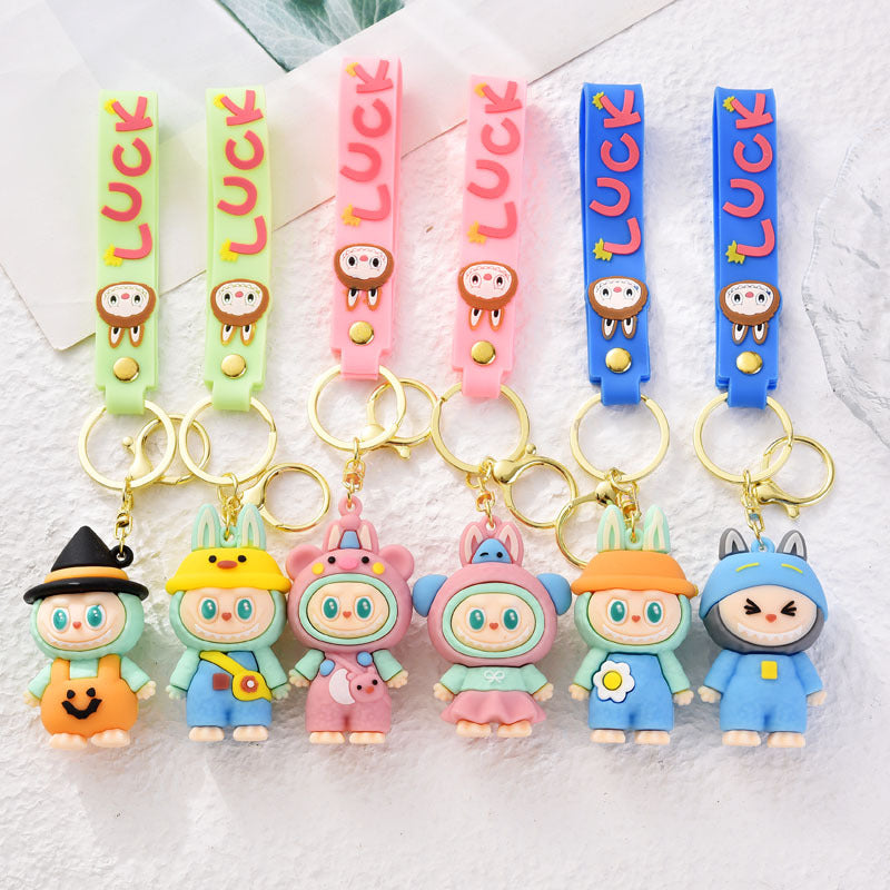 Creative Cartoon Labubu Keychain – Cute & Quirky Sheep Bag Charm