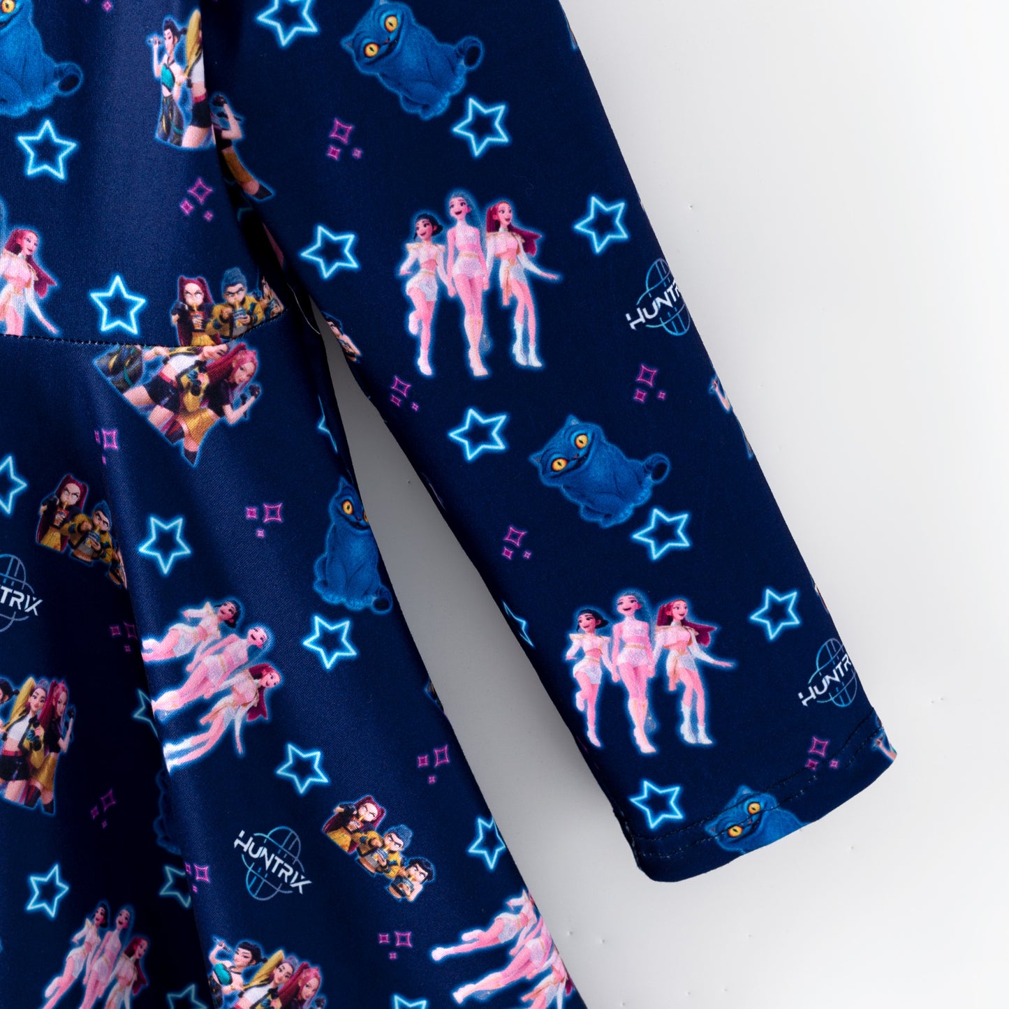 2026 K-pop Demon Hunter Short Sleeves Twirl Dress