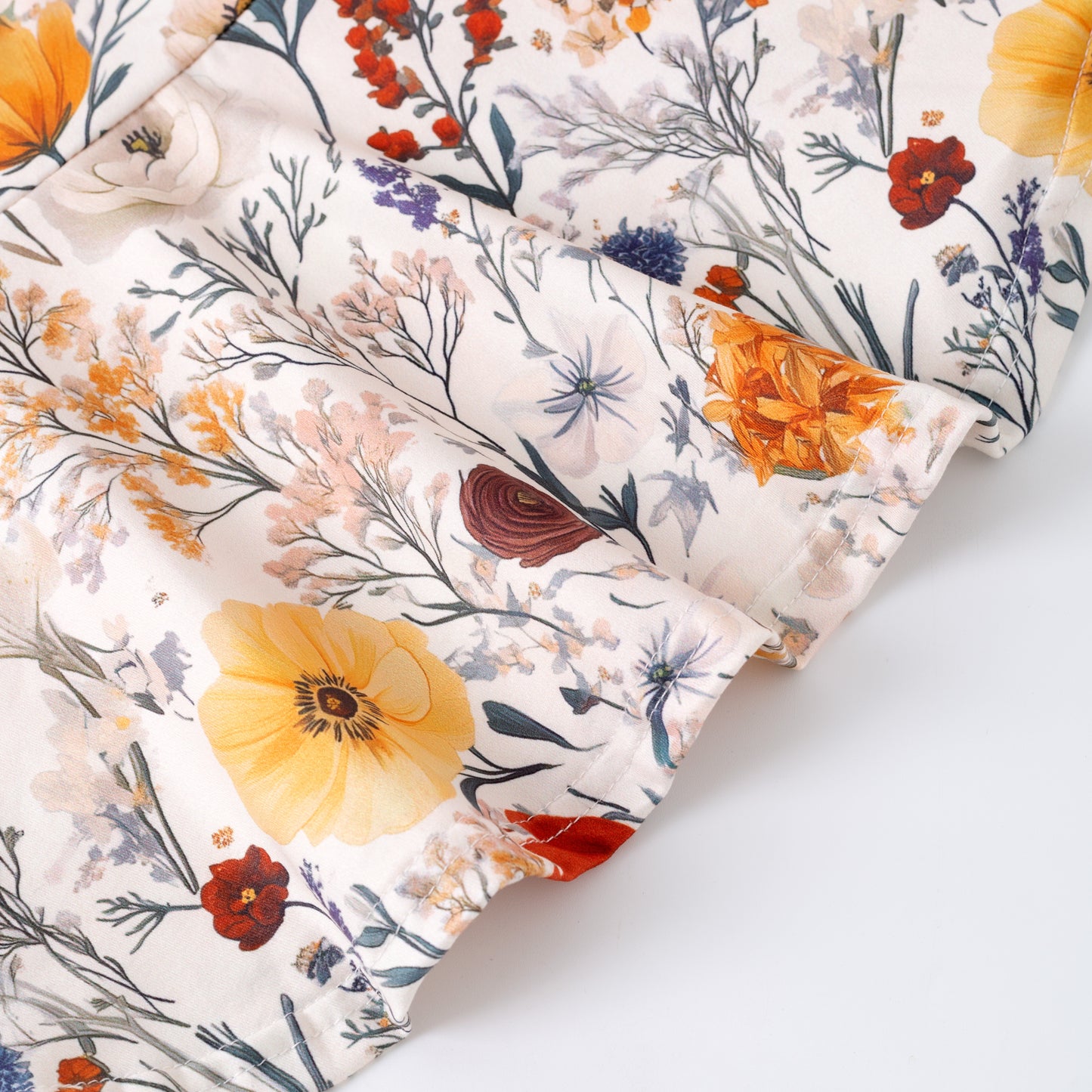 Girls 2 Pieces Fall Autumn Floral Print Top + Pant Set
