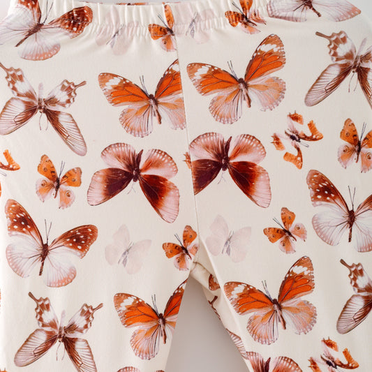 Girls Fall Winter Butterfly Bell Pant