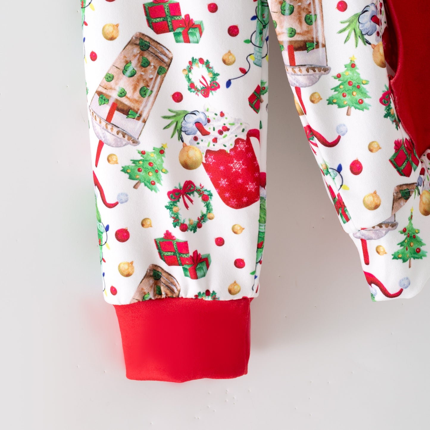 Girls Christmas Grinch Print Soft Pocket Milk Silk Hoodies