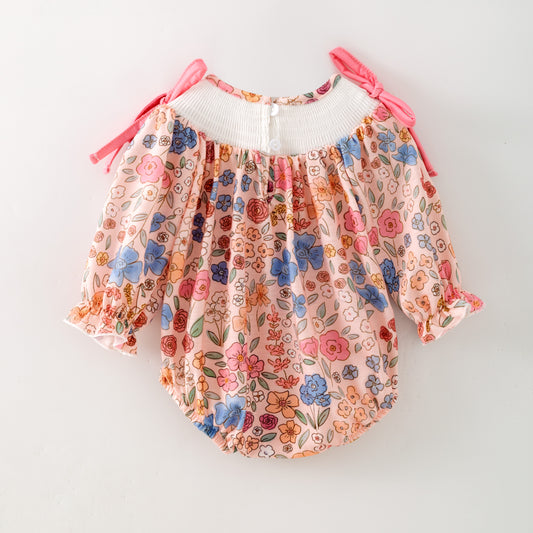 Girls Fall Halloween Pumpkin Embroidery Sibling Outfits