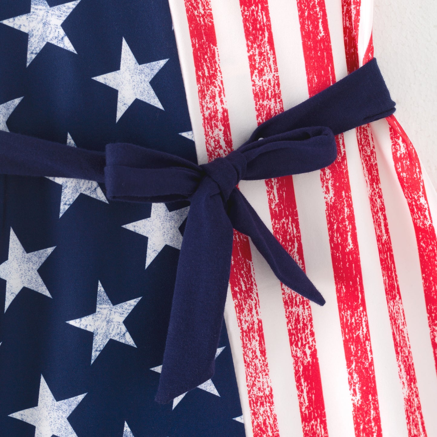 Mommy And Me Mother's Day July 4th Red Navy Maxi Dress