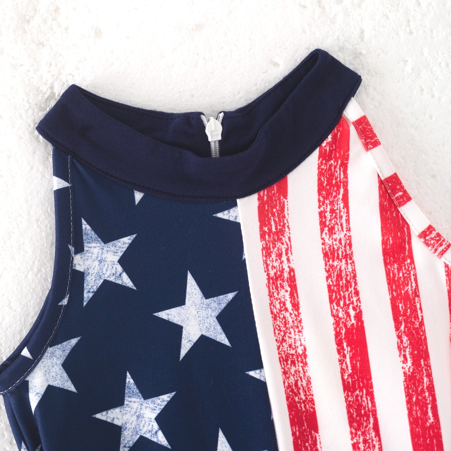 Mommy And Me Mother's Day July 4th Red Navy Maxi Dress