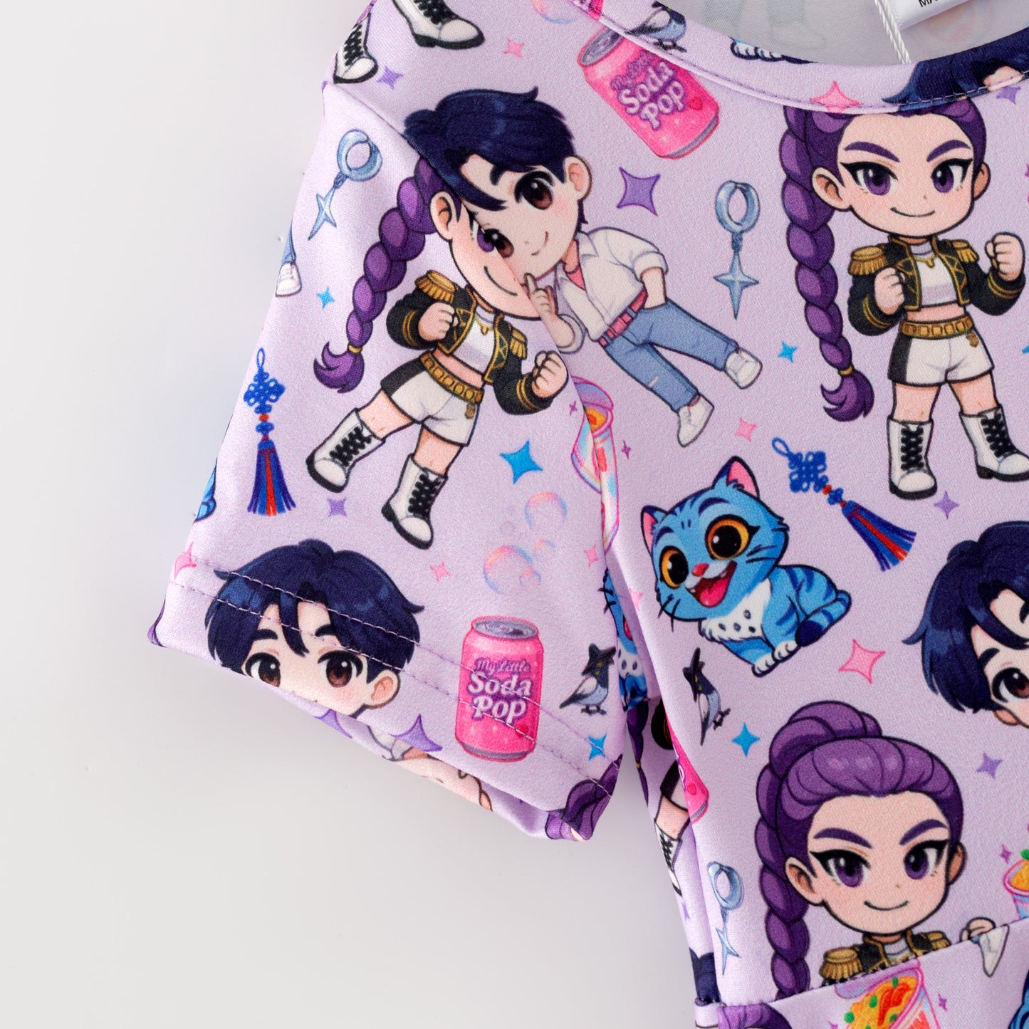 2025 Fall Popular Kpop Demon Hunter Soft Twirl Dress
