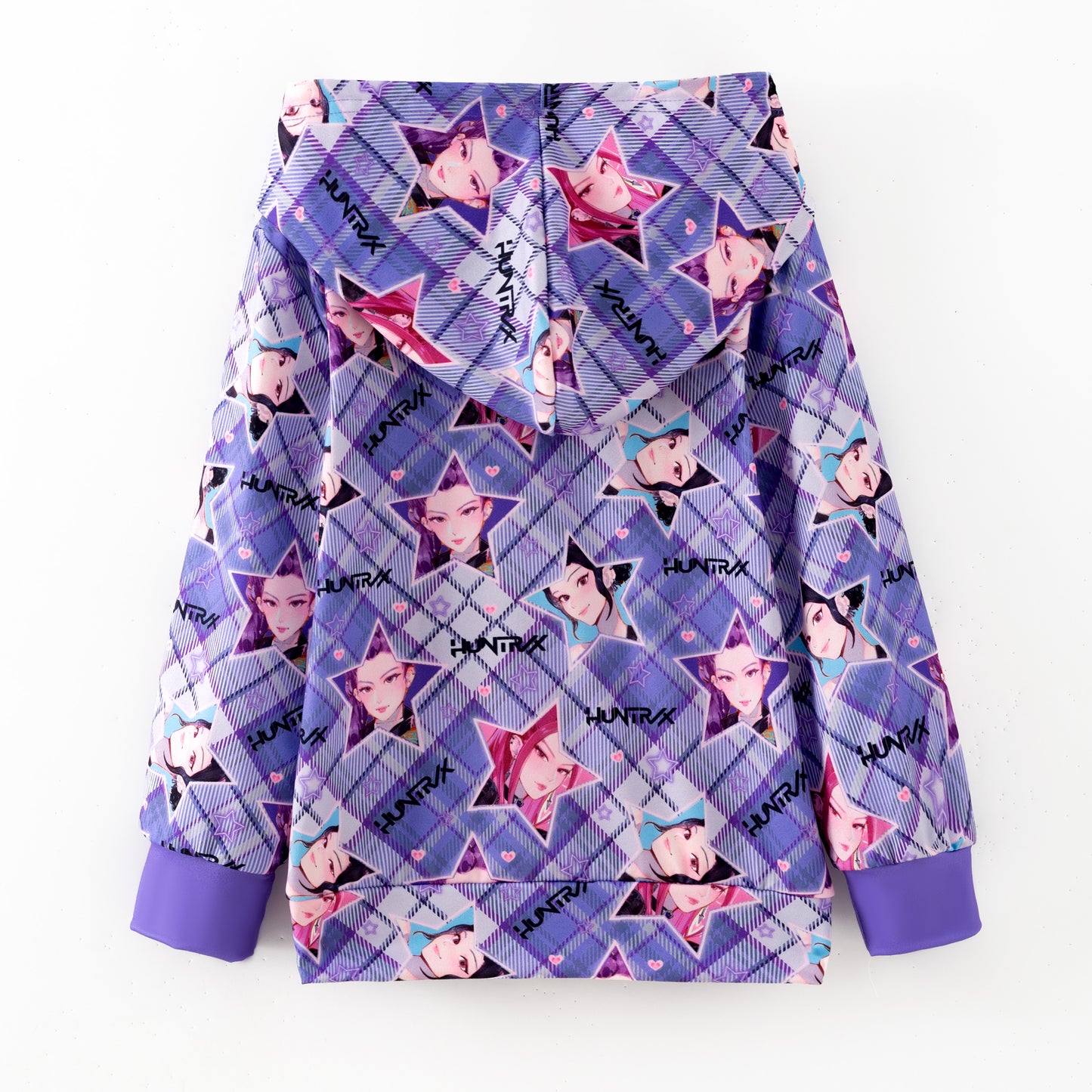 2025 Girls Fall Winter Kpop Demon Hunter Milk Silk Pocket Hoodies