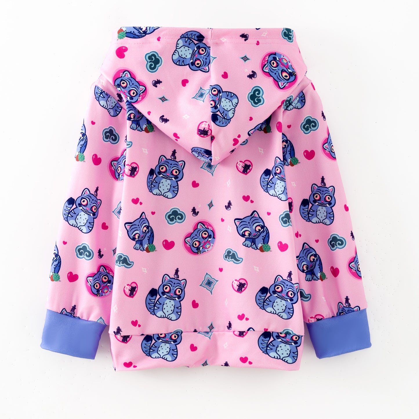 2025 Girls Fall Winter Kpop Demon Hunter Milk Silk Pocket Hoodies