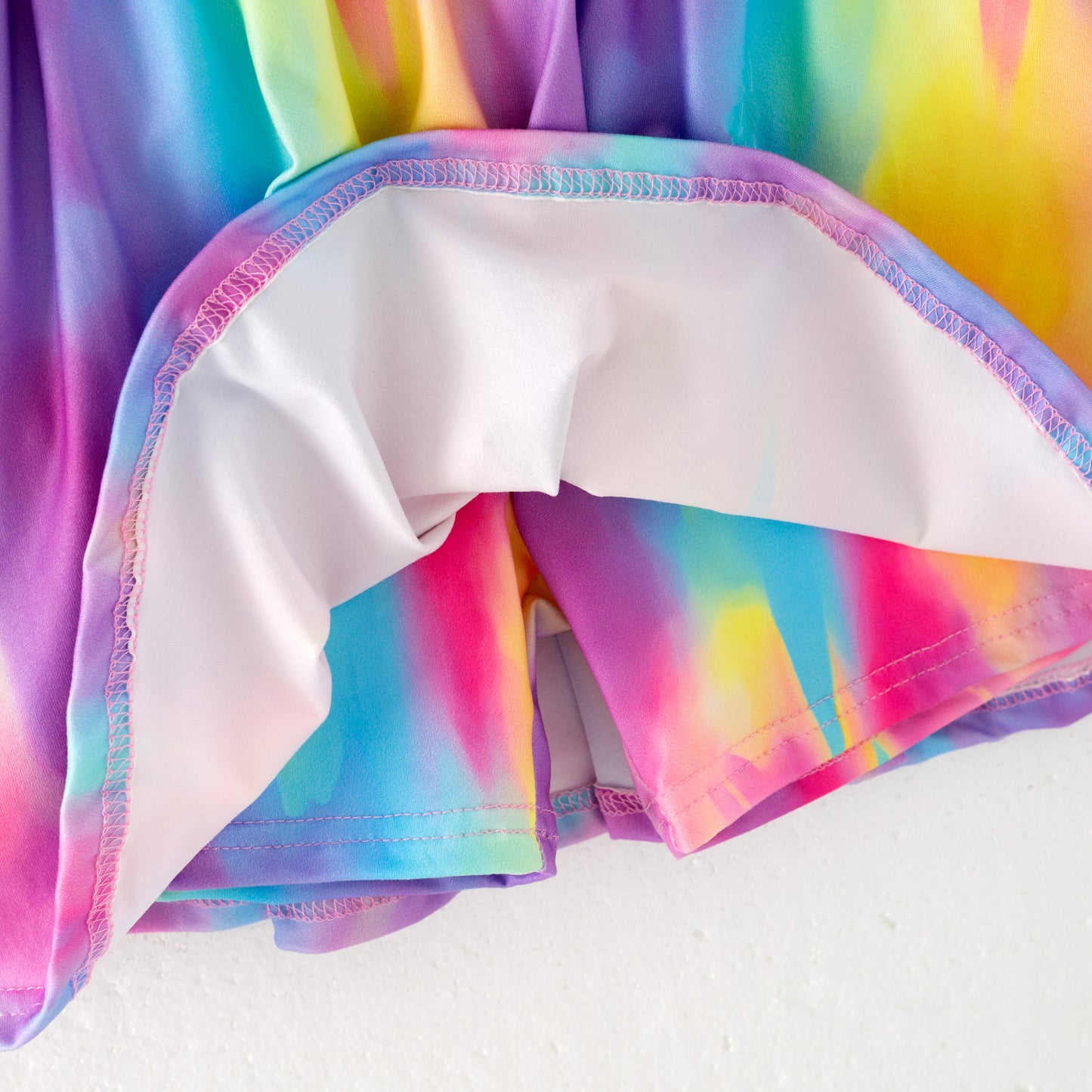 Girls Summer Outdoor Tie-Dye Athletic Skirt