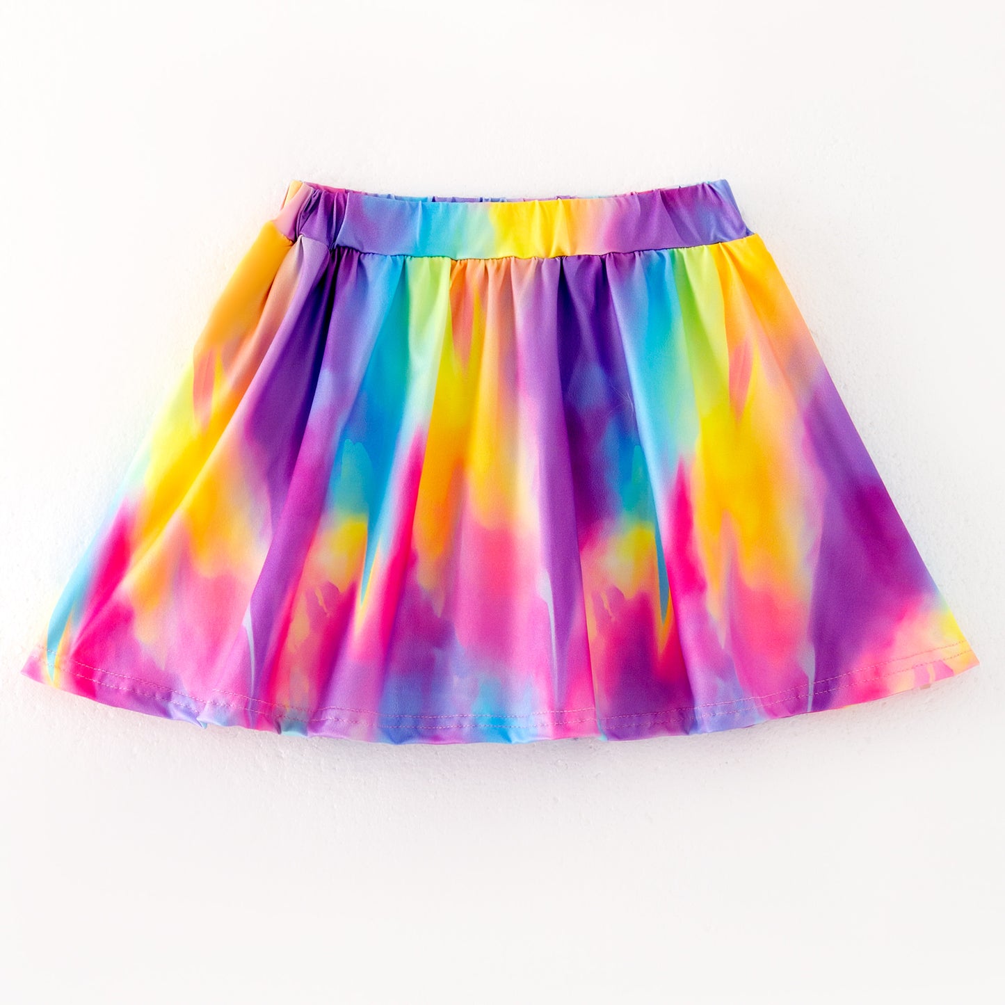 Girls Summer Outdoor Tie-Dye Athletic Skirt