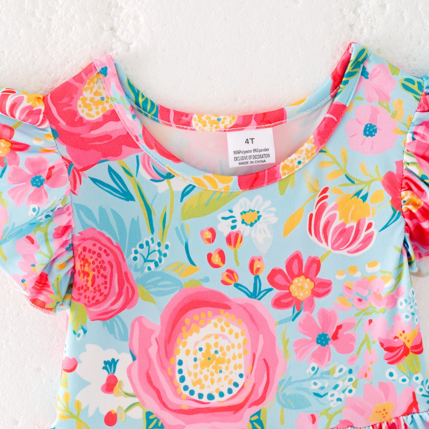 Mommy And Me Mother's Day Flower Print Dress
