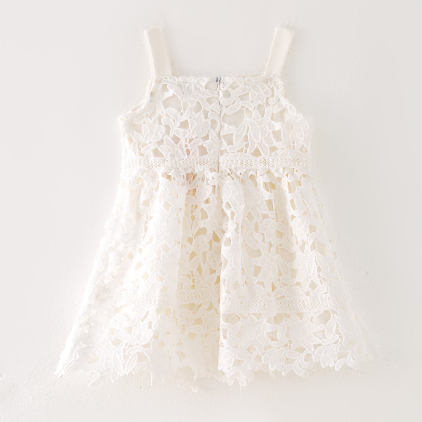 Mommy And Me Summer White Lace Slip Fashion Dress