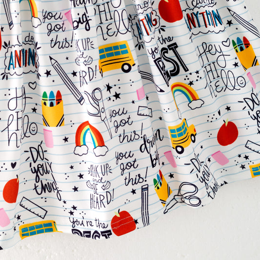 Fashion Girls Back To School Summer Cute Short Sleeves Dress