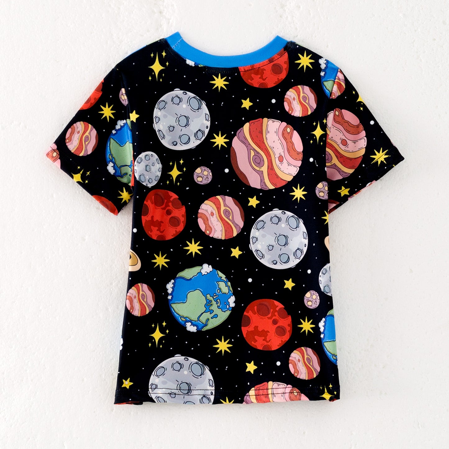 Boys Summer Planet Print Pocket T-Shirt