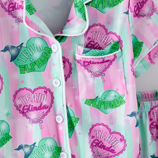 2026 Spring Sport Team ELPHABA Heart Print Pajamas Set